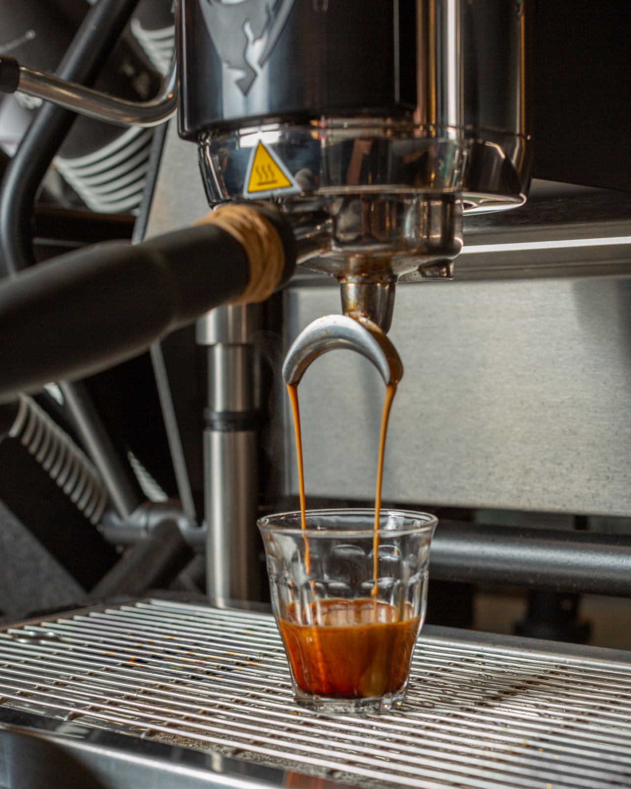 Perfectly poured latte